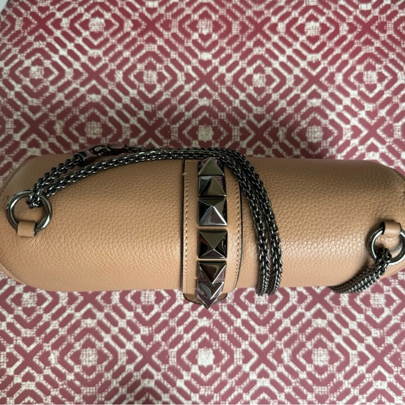Valentino Rockstud Medium Glam Lock Flap Bag - Picture 7 of 13